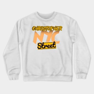 'Christopher Street NYC' Awesome LGBTQ Pride Day Gift Crewneck Sweatshirt